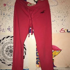 Hollister pink pants and the same time leggings